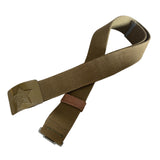 USSR Russian Soviet Army Military Soldier Uniform Canvas Belt Green Buckle