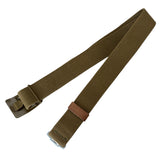 USSR Russian Soviet Army Military Soldier Uniform Canvas Belt Green Buckle
