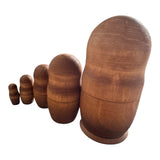 Handmade Wooden Nesting Dolls Barcelona Players Matryoshka 5pcs Football Art