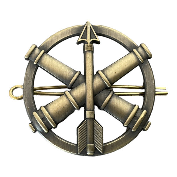 Ukrainische Armee-Luftverteidigungstruppen, einheitliches Abzeichen, Barett, Mütze, Hut, Metallabzeichen