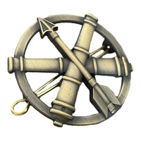 Ukrainische Armee-Luftverteidigungstruppen, einheitliches Abzeichen, Barett, Mütze, Hut, Metallabzeichen