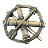Ukrainische Armee-Luftverteidigungstruppen, einheitliches Abzeichen, Barett, Mütze, Hut, Metallabzeichen