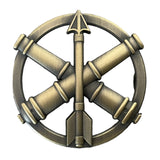 Ukrainische Armee-Luftverteidigungstruppen, einheitliches Abzeichen, Barett, Mütze, Hut, Metallabzeichen