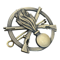 Abzeichen der mechanisierten Infanterie der Ukrainischen Armee, Uniform, Baskenmütze, Mütze, Hut, Metallabzeichen