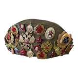 Military Style Original Pilotka Cap with Soviet Era Pin Collection Vintage Souvenir