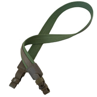 Green Canvas Leather Wide Rifle Hunting Sling Shotgun Air Gun Strap