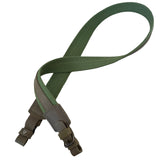 Green Canvas Leather Wide Rifle Hunting Sling Shotgun Air Gun Strap