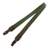 Green Canvas Leather Wide Rifle Hunting Sling Shotgun Air Gun Strap