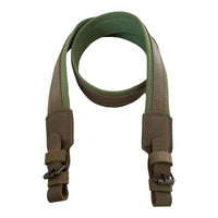 Green Canvas Leather Wide Rifle Hunting Sling Shotgun Air Gun Strap