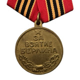 Soviet Russian USSR Genuine Medal For Capture of Berlin 2nd May 1945