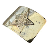 Original USSR Soviet Army Officer Belt Brass Buckle Antique Bronze Colour