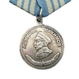 Sowjetische Marinemedaille des 2. Weltkriegs, Repro-Medaille der Nachimow, Auszeichnung der Militärmarine der UdSSR