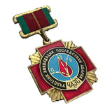 Soviet Original CHERNOBYL LIQUIDATOR Brass Medal Badge USSR Award