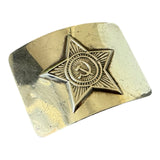 Original USSR Soviet Army Officer Belt Brass Buckle Antique Bronze Colour