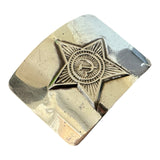 Original USSR Soviet Army Officer Belt Brass Buckle Antique Bronze Colour