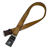 Soviet Uniform USSR Soldier Belt Leather Imitation Grey Metal Buckle
