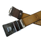 Soviet Uniform USSR Soldier Belt Leather Imitation Grey Metal Buckle