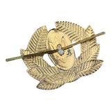 Ukrainian Army 90s Military Uniform Ushanka Hat Cap Beret Trident Metal Badge
