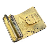Original USSR Soviet Army Officer Belt Brass Buckle Antique Bronze Colour