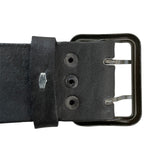Russian Military Style Soviet USSR Army Officer Leather Belt Metal Alloy Buckle