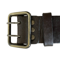 Russian Military Style Soviet USSR Army Officer Leather Belt Metal Alloy Buckle
