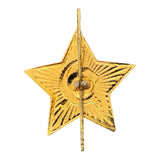 Soviet USSR Russian Army Military Large Red Star Ushanka Hat Cap Beret Metal Badge