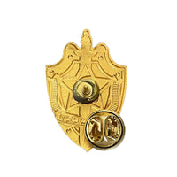 KGB CCCP 1" Miniatur-Leichtmetall-Repro-Sowjet-Anstecknadel