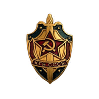 KGB CCCP 1" Miniatur-Leichtmetall-Repro-Sowjet-Anstecknadel