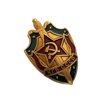 KGB CCCP 1" Miniatur-Leichtmetall-Repro-Sowjet-Anstecknadel