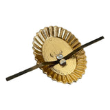 Russische Armee-Offizier-Uniform, Uschanka-Hut, Mütze, kleines Kokardenabzeichen