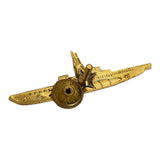 Soviet USSR Russian Navy Submarine Commander Metal Award Gold Enamel Badge