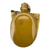 Genuine USSR Soviet Russian Army Military Khaki Brown Flask Water Bottle Belt Case