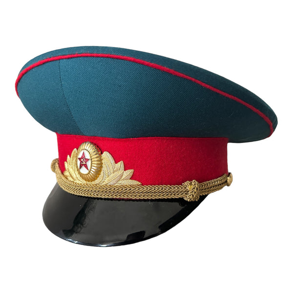 Sowjetische UdSSR Russische Militärarmee Offizier Paradeuniform Schirmmütze Schirmmütze