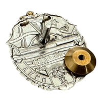 USSR Russian Navy Submarine Base Zapadnaya Litsa 50th Anniversary Metal Badge