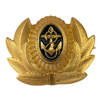 Russische Marine-Armee-Militär-Offizier-Mütze, Hut, Baskenmütze, Metallabzeichen, Kokarde