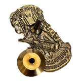 USSR Soviet Russian Badge Socialism And Alcoholism Are Incompatible Brass Medal