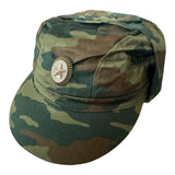 Russian Army Military Woodland Camouflage Field Uniform Cap Hat Badge