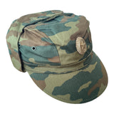 Russian Army Military Woodland Camouflage Field Uniform Cap Hat Badge