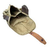 Echte Munitionstasche der sowjetischen Armee der UdSSR, russisches Militär, 3-Zellen-Magazin-Gürteltasche aus Segeltuch
