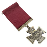 British Medal Repro Victoria Cross Red Ribbon Military Award For Valor