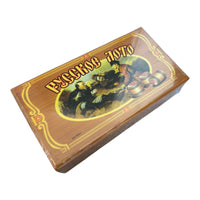 Russian Lotto Bingo Board Game Set with Cards Chips and Wooden Barrels and Box