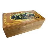 Russian Lotto Bingo Board Game Set with Cards Chips and Wooden Barrels and Box