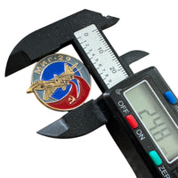 UdSSR Sowjet Russland Ukraine Tschernobyl Liquidator Atomkatastrophe Medaille Pin Abzeichen