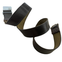 Sowjetischer Uniform-UDSSR-Soldatengürtel, Lederimitat, graue Metallschnalle