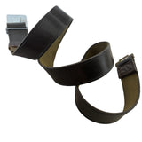 Sowjetischer Uniform-UDSSR-Soldatengürtel, Lederimitat, graue Metallschnalle