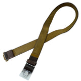 Sowjetischer Uniform-UDSSR-Soldatengürtel, Lederimitat, graue Metallschnalle