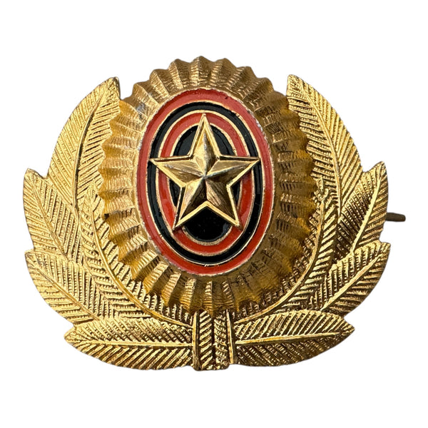 Abzeichen der russischen Armee, Offiziersuniform, Militärhut, Mütze, Baskenmütze, große Kokarde aus Metall