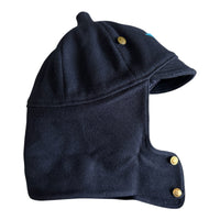 Handmade Soviet Budenovka Cavalry Hat Dark Blue Wool with Brass Red Star Badge