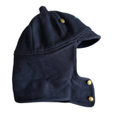 Handmade Soviet Budenovka Cavalry Hat Dark Blue Wool with Brass Red Star Badge