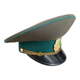 Turkmenistan Army Officer Parade Uniform Visor Hat Military Peaked Cap